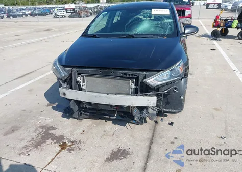 2019 Hyundai Ioniq Hybrid Blue из США, поврежденный, VIN KMHC65LCXKU180030